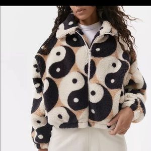 Urban Outfitters Yin Yang Sherpa Fleece Jacket